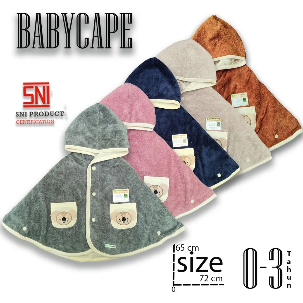 ummababyshop Baby Cape Jaket Bayi Selimut Beludru Tebal baby cape