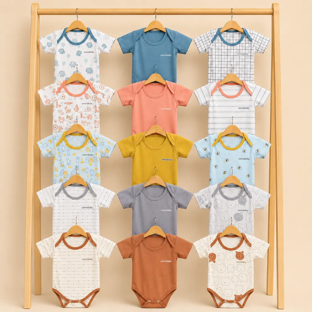 Jumper Segitiga 0-6 Bulan Baju Bayi Kado Murah Gift Set Baby Newborn Perlengkapan Bayi Karakter Lucu