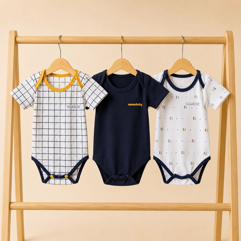 Jumper Segitiga 0-6 Bulan Baju Bayi Kado Murah Gift Set Baby Newborn Perlengkapan Bayi Kotak Navy